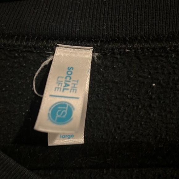 Aphi adidas alpha phi crewneck size large in black - Picture 2 of 3